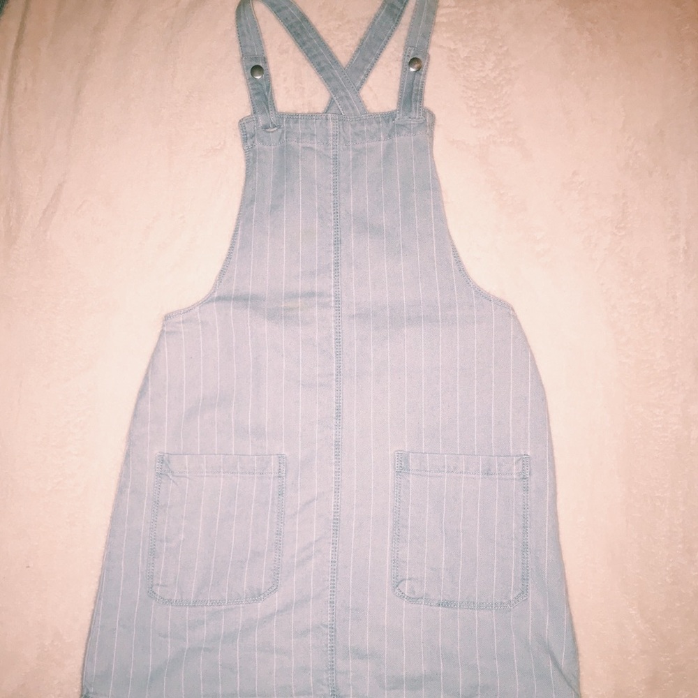 Forever 21 jean overall dress